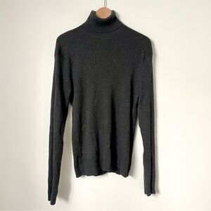 Ralph Lauren Black Label Designer Ribbed Long Sleeve Turtleneck Sweater